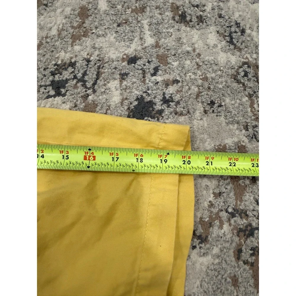 Polo Ralph Lauren Prospect Short Mens 31 Yellow Cotton Chino Twill